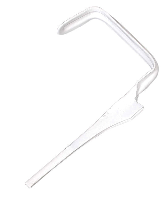 Amerimax 4.5 in. H X 7.5 in. W X 11.9 in. L White Galvanized Steel Sickle Hooks (Pack of 50).