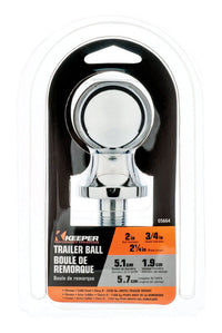 Keeper  Steel  2 in. 2-1/4 in. Trailer Hitch Ball