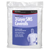 Buffalo Unisex Polypropylene Coveralls with Hood White XXL 1 pk