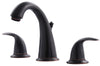 Ultra Faucets Vantage Oil Rubbed Bronze Widespread Bathroom Sink Faucet 6-10 in.