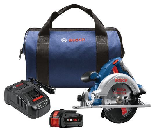 Bosch  18 volt 6-1/2 in. Cordless  Circular Saw  Kit (Battery & Charger)