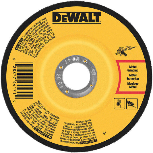DeWalt 4-1/2 in. Dia. x 1/8 in. thick x 5/8 in.Metal Grinding Wheel 1 pc. (Pack of 10)