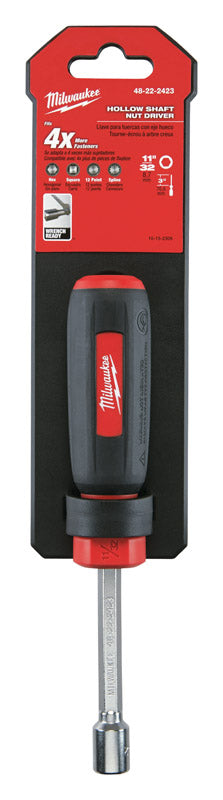 Milwaukee  11/32 in. SAE  Hollow Shaft Nut Driver  7 in. L 1 pc.