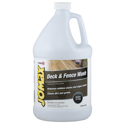 Zinsser Ready-to-Use Jomax Deck and Fence Wash Liquid 1 gal. for Wood/Composite Decks