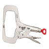 Milwaukee  Torque Lock  2 in.  x 2-1/8 in. D Locking  C-Clamp  500 lb. 1 pc.