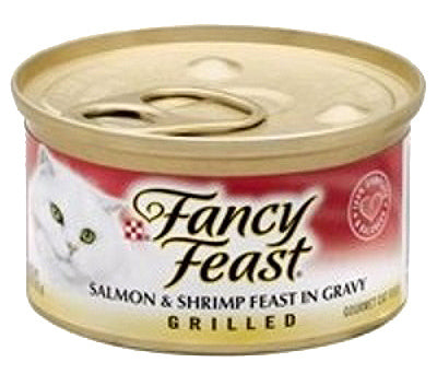 Cat Food, Grilled Salmon & Shrimp, 3-oz. Can