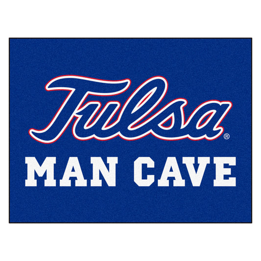 University of Tulsa Man Cave Rug - 34 in. x 42.5 in.