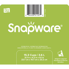 Snapware Snapware 1098433 15.3 Cup Slim Flip Top Rectangle Storage Container  1098433