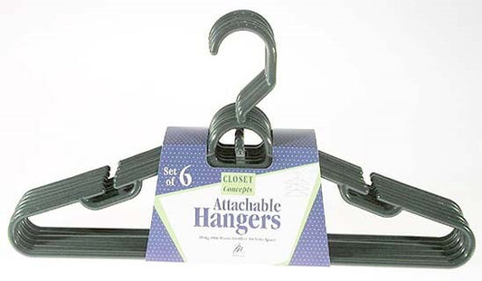 Merrick Assorted Colors Heavy Duty Tubular Hangers with Attachable Hooks