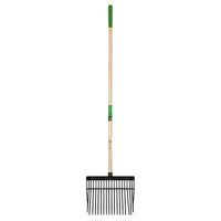 John Deere 18 Tine Poly Bedding Fork 54 in. Wood Handle