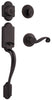 Kwikset SmartKey Arlington Venetian Bronze Handleset Right or Left Handed