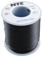 CABLE-300VHU 18GA NEGRO ESTÁNDAR 100'