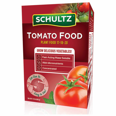 Alimento para plantas, tomates y vegetales, soluble en agua, fórmula 17-18-28, 1,5 lb.