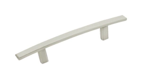 Amerock Cyprus Contemporary Arch Cabinet Pull 3-3/4 in. Satin Nickel Silver 1 pk