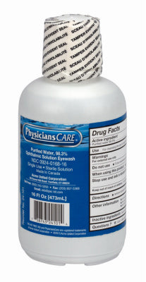 Eyewash, Screw Cap, 16-oz.