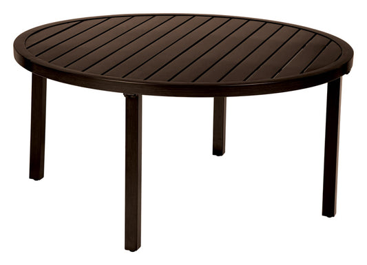 Living Accents  Pasadena  Round  Brown  Aluminum  Table