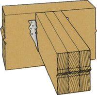 Double Joist Hanger, 16-Ga. Steel, 2 x 6-In.