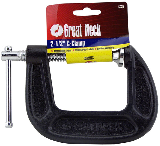 Great Neck Cc25 2-1/2 Adjustable C Clamps