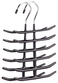 Organize It All 1338-6 6 Tie & Belt Valet 2 Pack