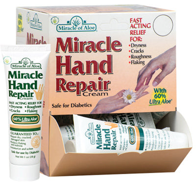 Crema reparadora de manos, 60 % aloe, 1 oz (paquete de 12)