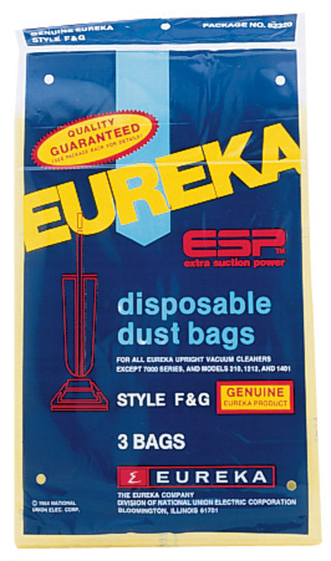 Eureka  Vacuum Bag  For Vacuum 3 pk