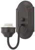 Westinghouse 1 Oil Rubbed Bronze Bronze Wall Sconce