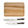 BBQ Bundle:  2 Chef's Knives & 1 Cutting Board