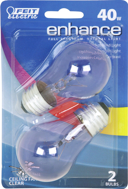 Feit Electric Bp40A15/D/Cf 40 Watt Enhance® Clear Appliance Light Bulb