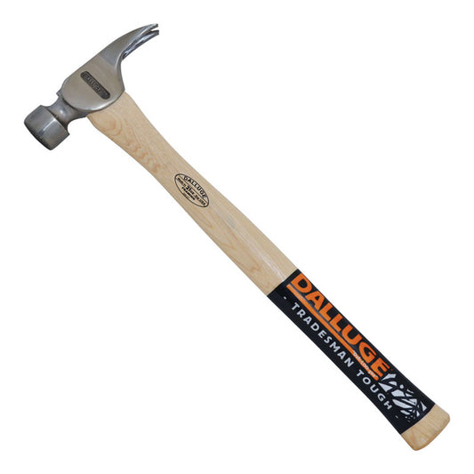 Vaughan Dalluge 21 oz Milled Face Straight Framing Hammer 17 in. Hickory Handle