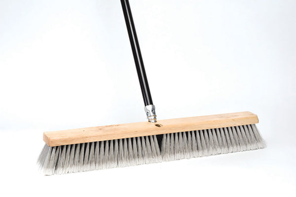 Dqb Industries 09974 18" Gray Smooth Surface Push Broom