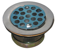 Sink Strainer, Chrome, 2-In. Drain Opening x 1.5-In.