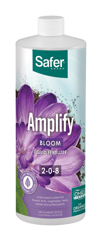 Safer Brand Amplify Organic All Purpose Plant Food 32 oz. (Pack of 6)
