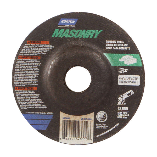 MASONRY GRIND WHL4.5X1/4