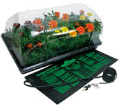 Hydrofarm CK64060 72 Cell Pack 6" Dome Hot House With Heat Mat & Tray