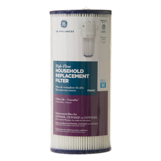 GE Appliances  High-Flow  Whole House  Replacement Filter  For All Same Size Competitor Housings