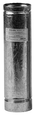 Tubo para estufa de pellets, ventilación en L, 4 x 6 pulgadas.