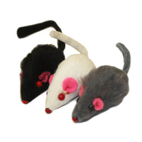 Cat Toy, Real Fur Mice Catnip, 1.25-In. (Pack of 165)