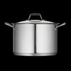 Prima 12 Qt Stainless Steel Stock Pot - Tri-Ply Base