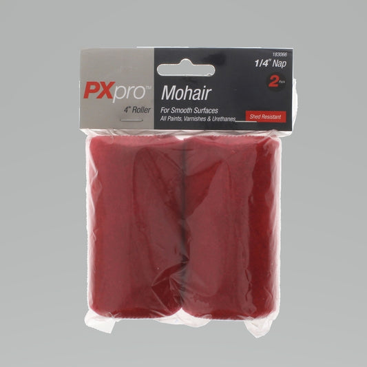 PXpro Mohair Blend 4 in. W X 1/4 in. Mini Paint Roller Cover 2 pk