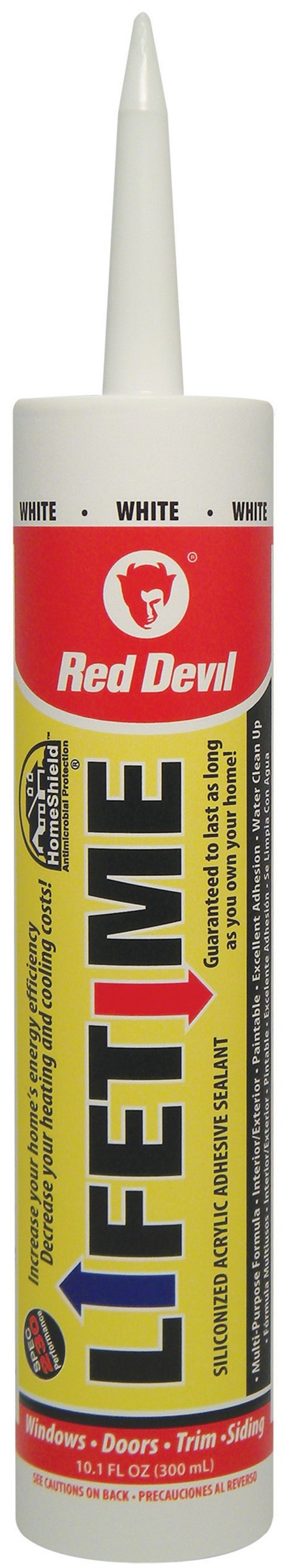 Red Devil 0856 Lifetime Brand Caulk With Silicone