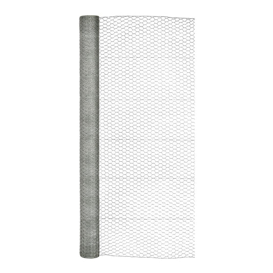 Garden Craft 72 in. H X 150 ft. L 20 Ga. Silver Poultry Netting