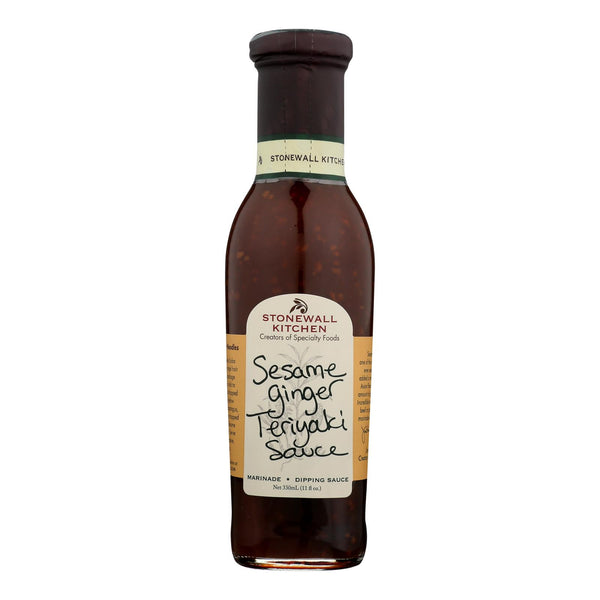 Stonewall Kitchen Sesame Ginger Teriyaki Sauce - Case of 6 - 11 FZ (Pack of 6)