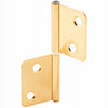 Prime-Line 3 in. L Satin Nickel Bi-fold Door Hinge 2 pk