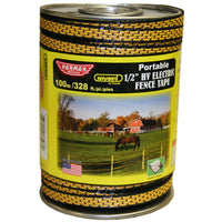 Parmak Baygard HV Electric Fence Tape Black/Yellow