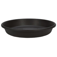 HC Companies Classic 3 in. H X 16.13 in. D Plastic Traditional Plant Saucer Black