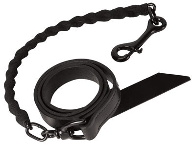 Signature Series Cattle Lead, Black Polymer Over Chain, 36-In. Lead x 20-In. Chain