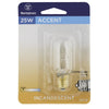 Westinghouse 25 watts T8 Tubular Incandescent Bulb E17 (Intermediate) Warm White 1 pk (Pack of 6)
