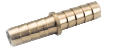 Anderson Metals 1/2 in.   Barb  T X 1/2 in.   D Barb  Brass Coupling