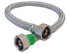 Lasco 1/2 in. FIP X 1/2 in. D FIP 12 in. Braided Stainless Steel Faucet Supply Line