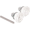 Prime-Line Security Fluted Satin Nickel Entry Knobs 1-3/4 in.